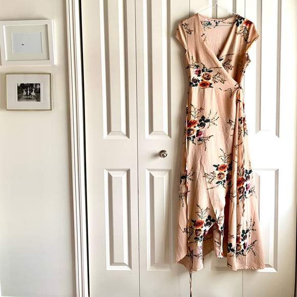 Floral Wrap Dress - Picture 2 of 10
